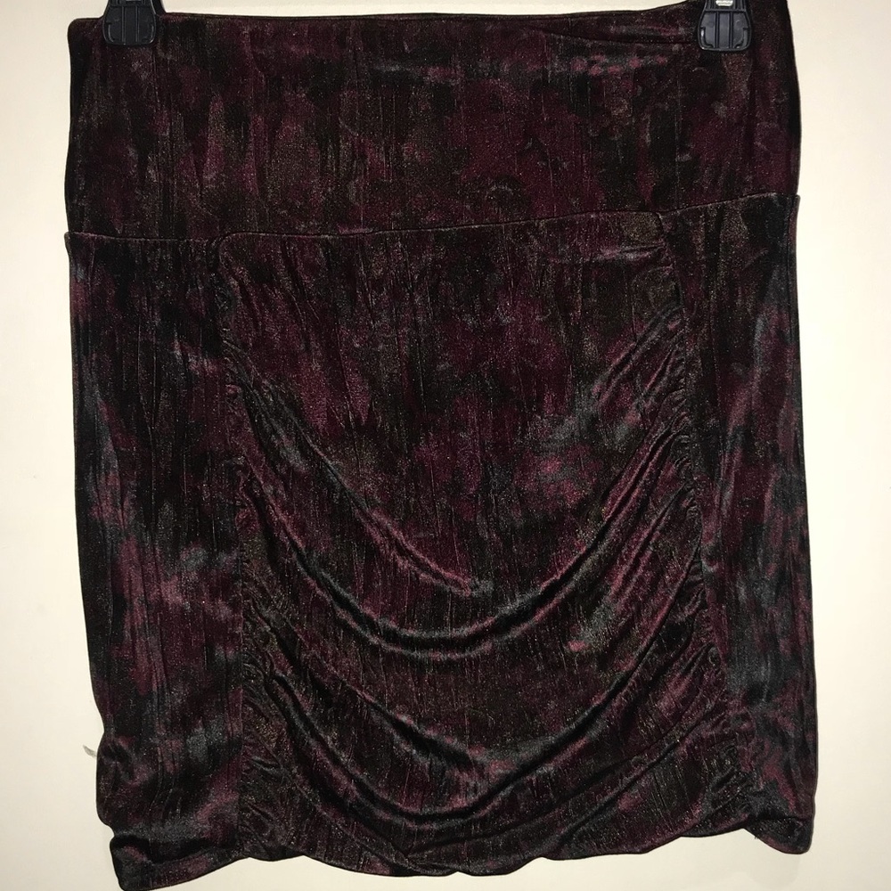 Free people purple mini skirt